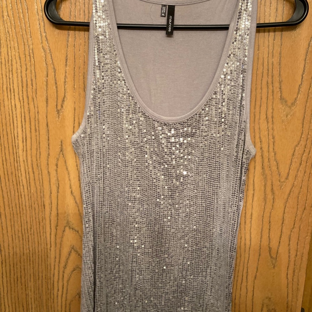 Sequin Tank Top